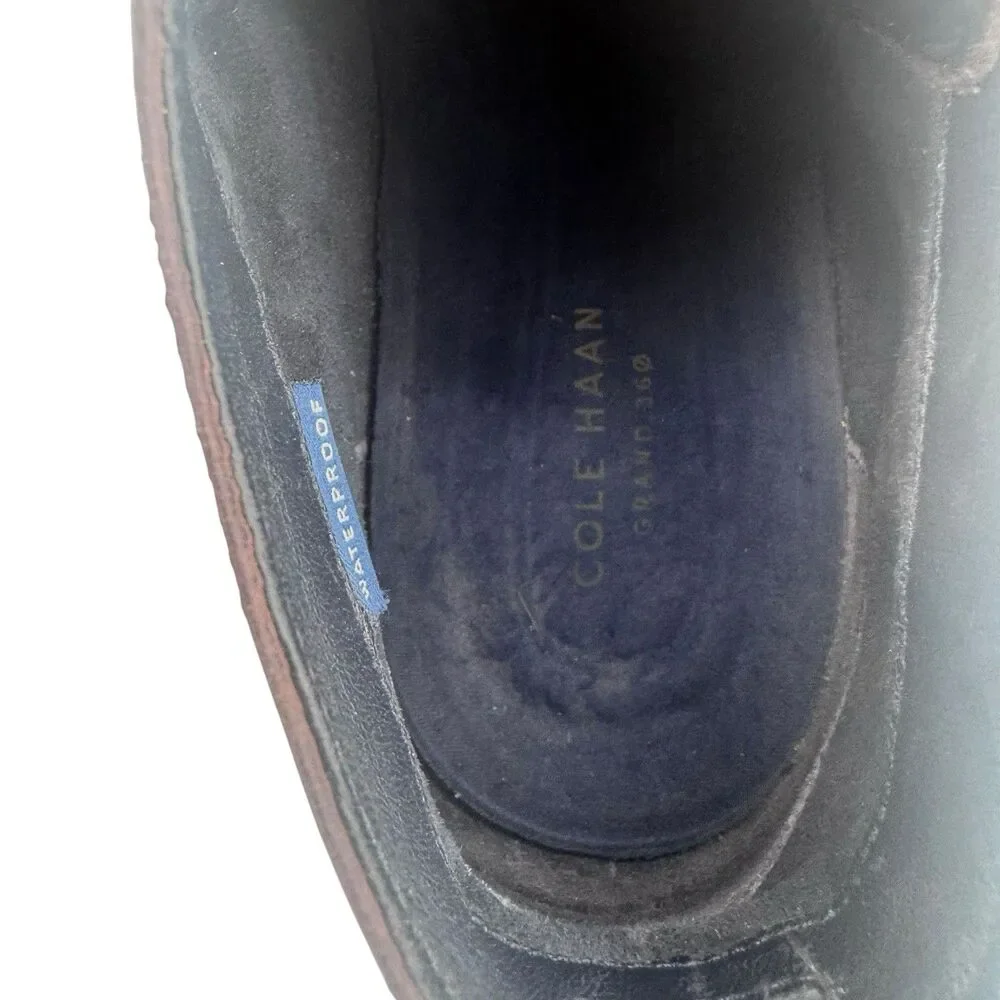 Cole Haan Mens Wagner Grand Apron Chukka Boot Brown Waterproof C28633 Size 9 M
